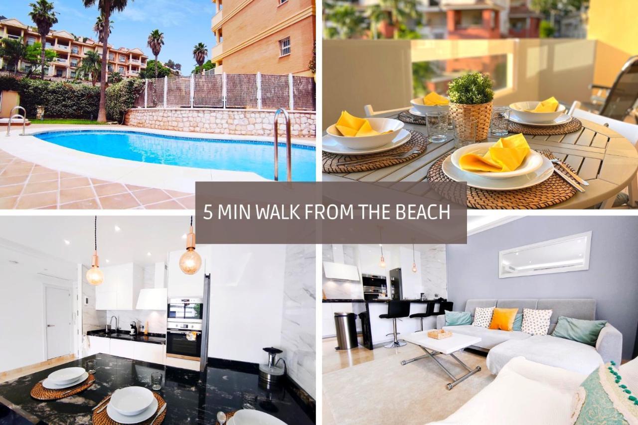 Fantastique appartement à 5 min à pied de la plage Benalmádena Esterno foto